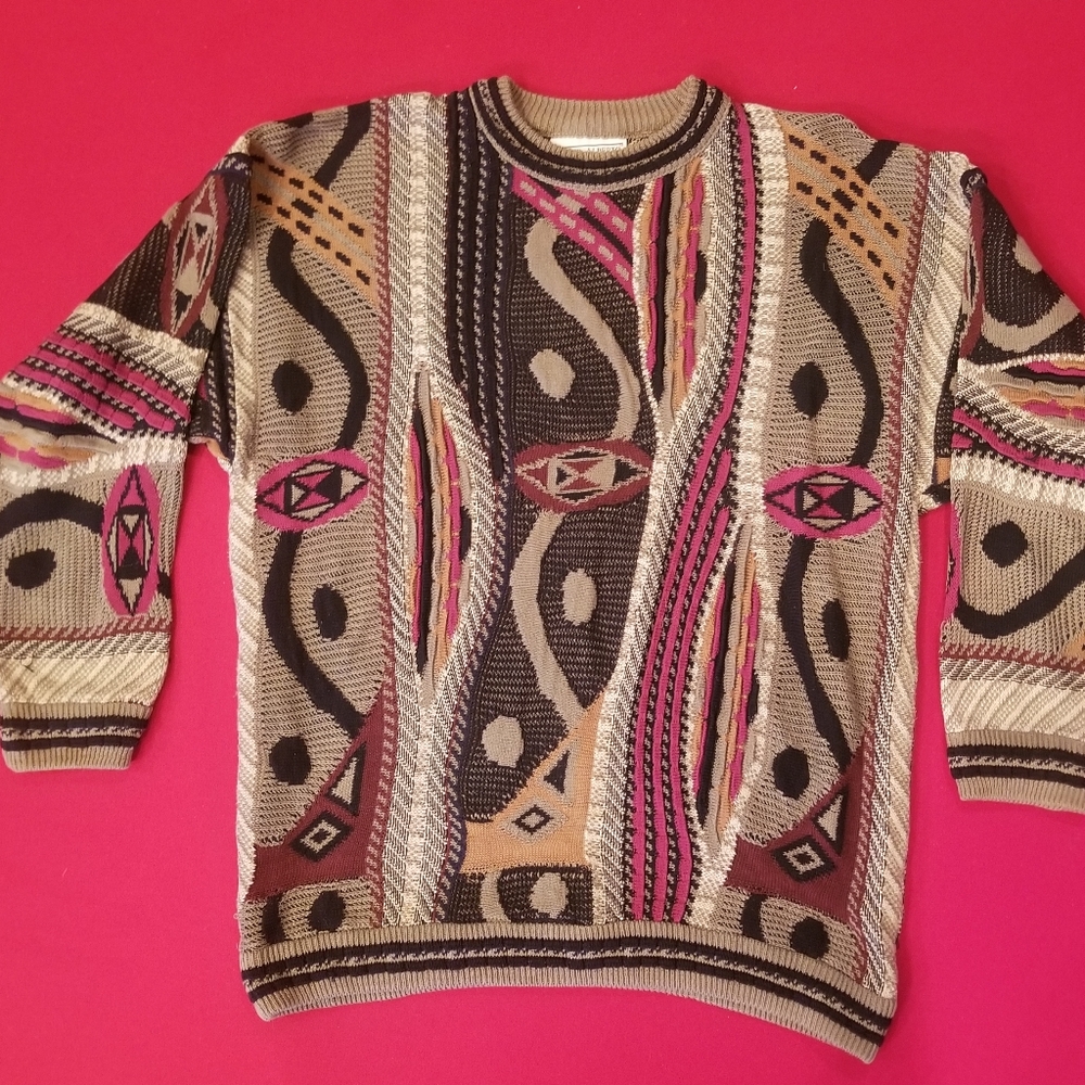 Vintage retro Carlo Alberto wool sweater